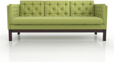 Диван Arsko Айверс Б венге зеленая рогожка