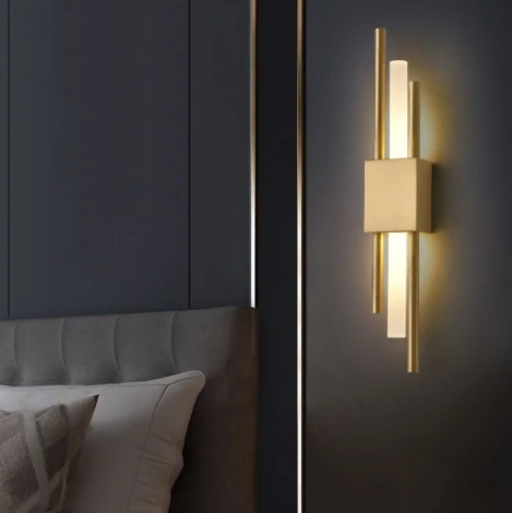 Настенный светильник Chord C Brass By ImperiumLoft Chord-C01 (LED, 220V)