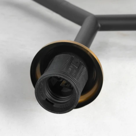 Потолочная люстра на штанге Lussole Loft Astoria LSP-8309 (220V, шарики, молекулы, IP21)