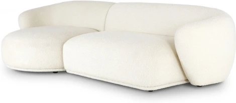 Диван Fabro ОГОГО (арт.851165), (Ткань,Букле/Белый)