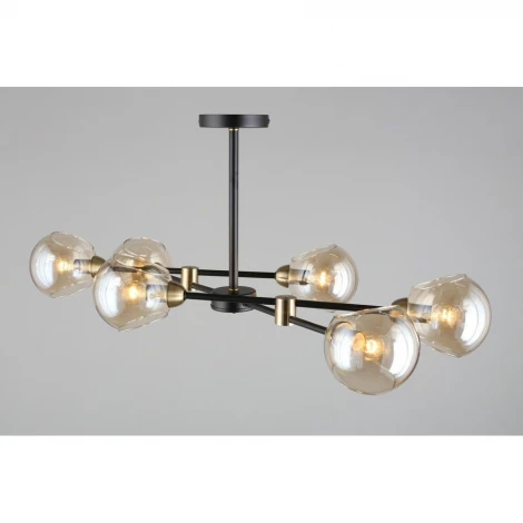 Потолочная люстра на штанге Omnilux Fasano OML-94207-06 (220V, шарики)