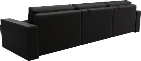 Диван угловой с декором Лига-049 НПБ Лонг Лига Диванов (Экокожа) арт.128306