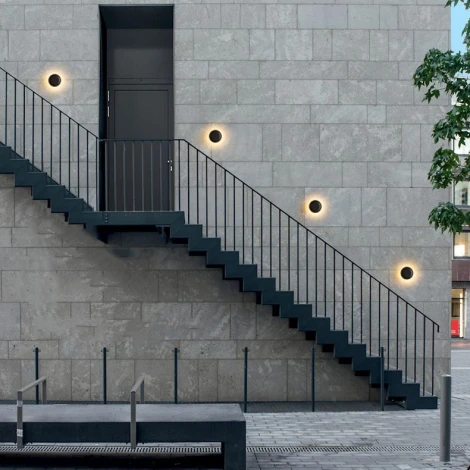 Настенный уличный светильник Poin ImperiumLoft Point01 (LED, 220V, круглые, IP44)