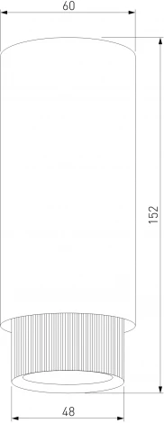 Светильник накладной Elektrostandard Nubis 25012/01 GU10 черный