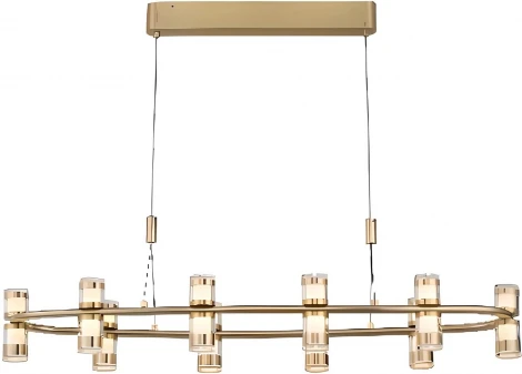 Подвесная люстра светодиодная Mizi'en Flow MZ46406S-L10 (220V, на тросе)