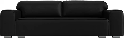Диван прямой Лига-029 (Черный/Экокожа) Лига Диванов арт.121033