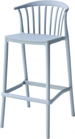 Стул полубарный Campo пластик голубой Stool Group арт.УТ000039942