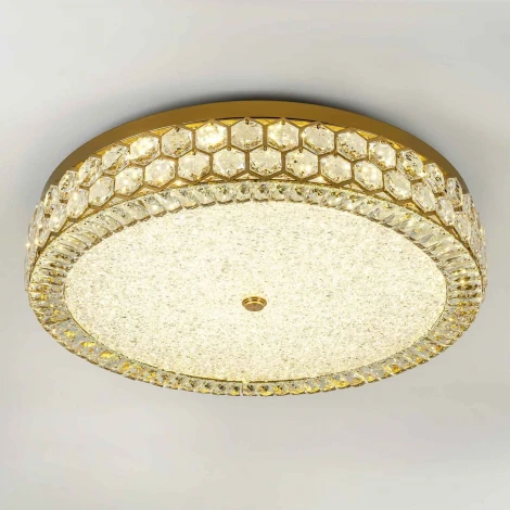 Потолочный светильник светодиодный хрустальный с пультом с регулировкой цветовой температуры LED4U LED4U L1181-700 BS