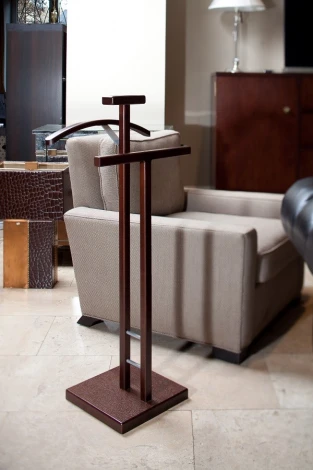 Вешалка костюмная ГАЛАНТ 340 металлик/ темно-коричневый от фабрики Mebelik