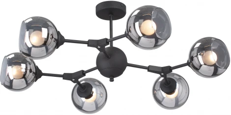 Потолочная люстра на штанге V4994-1/6PL Vitaluce (220V, шар)