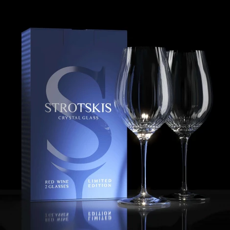 Хрустальные бокалы Adajio, красное вино (2 шт.) 0601/2 Strotskis