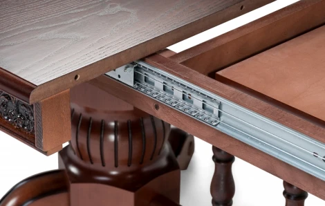 Стол деревянный Woodville Кассиль орех / коричневая патина арт.615218