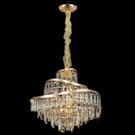 Подвесная люстра хрусталь Citilux Naiad CL315152 (220V, на цепи)