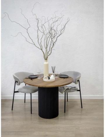 Кухонный стол Notta Барел (Металл,МДФ/Черный) арт.615166