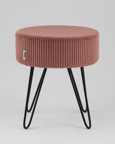Пуф Stool Group Спейси велюр рельефный молочный арт.УТ000040015