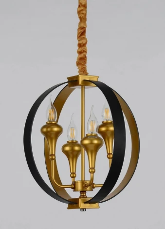 Подвесная люстра Lumina Deco Vigatto LDP 1224-8 BK+MD