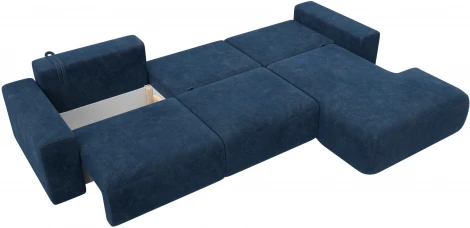Диван угловой Лига-036 НПБ Классик Лонг правый угол Лига Диванов (Велюр) арт.127787