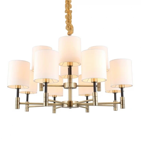 Подвесная люстра ярусная Omnilux Mulazzo OML-57503-12 (220V, на цепи)