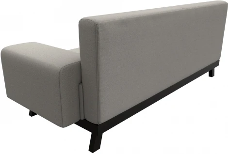 Диван кухонный прямой Мюнхен (Бежевый/Рогожка) Лига Диванов арт.122470