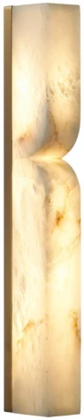 Настенный светильник Odeon Light Marbella 6685/15WL латунь/металл/алебастр IP20 LED 15W 3000/4000