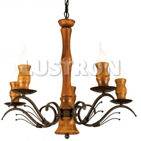 Подвесная люстра Arte Lamp Legno A6742LM-5BR