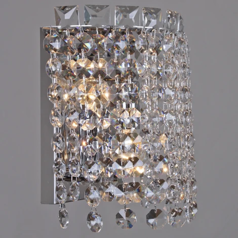 Бра хрустальное ILLUMICO IL9017-1WZF-25 CH ELITE