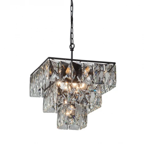 Подвесная люстра Vitaluce V5266-1/8+1 (220V, хрусталь, на цепи)