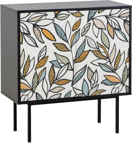 Шкаф Boho Color низкий ОГОГО (арт.599535), (ЛДСП/Черный)