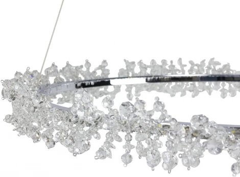 Подвесной светильник светодиодный AM Group AM455 L800 CH (220V, на проводе, кольцо)