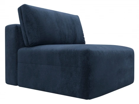 Модуль диван Лига-060 НПБ (ЛДСП,Брус,Фанера,Велюр/Синий) Лига Диванов 129533
