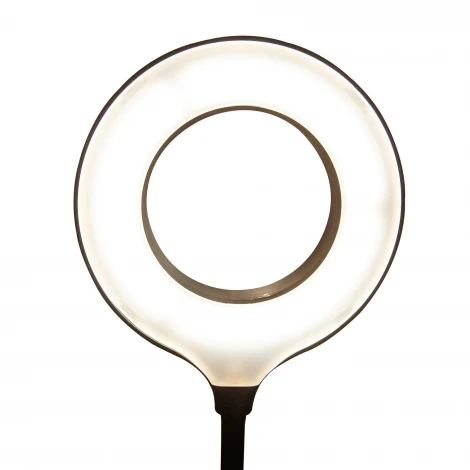 Торшер светодиодный, 7W, с регулировкой наклона, сенсорный выключатель, диммер, черный Uniel ULM-T610 7W/4500K/DIM BLACK