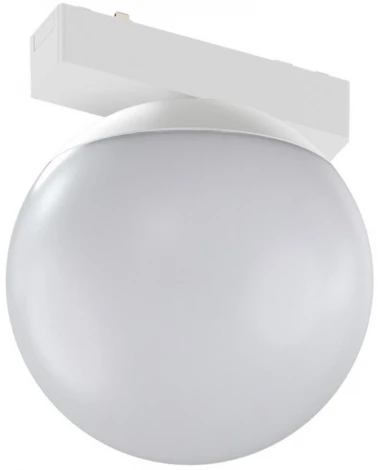 Трековый светильник светодиодный магнитный LED 6W 48V с переключателем цветовой температуры Aployt Magnetic track 48 APL.0130.10.06 (шар)