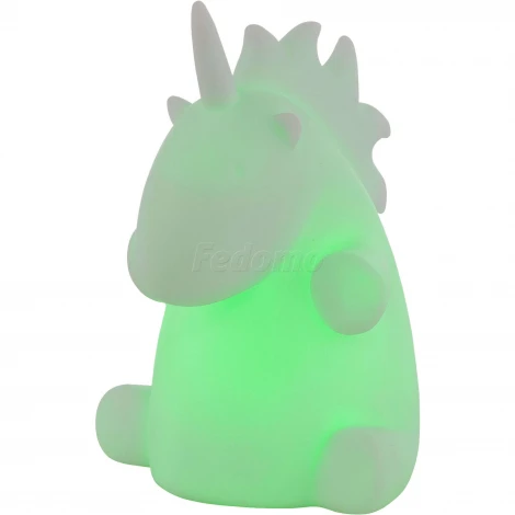 Интерьерная настольная лампа RGB Globo Kraka 28034-20 (для детской, LED, 220V, выключатель, животные)