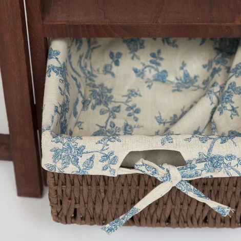 Гладильный комод с 1 корзиной и 1 ящиком Secret De Maison LA GRAN (mod.XD1156) brown (коричневый) (дерево павловния, мдф)