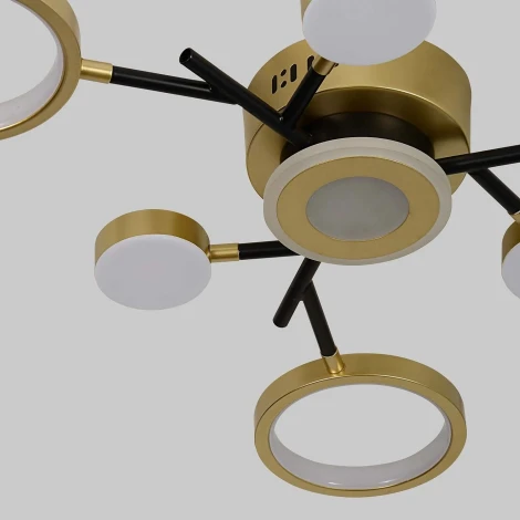 Потолочная люстра на штанге светодиодная с ПДУ F-Promo Hybrid 4686-7C