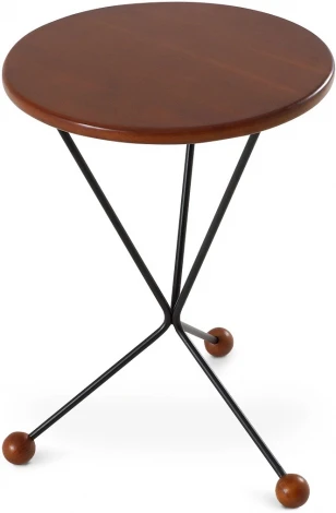 Журнальный стол Petal ОГОГО Обстановочка! (Массив дерева/Коричневый,Черный) арт.930832