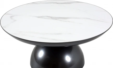 Столик журнальный Nofon major (Керамика/Белый,Черный) ОГОГО Обстановочка! арт.888830