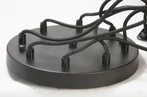 Подвесной светильник Lussole Loft Fairbanks GRLSP-9554 (220V, на проводе, паук, IP21)