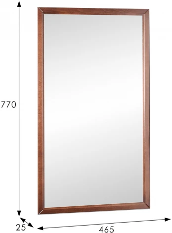 Зеркало настенное Артемида средне-коричневый 77 см х 46, 5 см от фабрики Mebelik