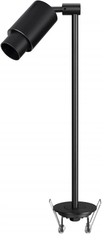 Мебельный точечный светильник ART-NEMO-BUILT-ZOOM-L205-R29.5-2W Warm3000 (BK, 15-45 deg, 24V) (Arlight, IP20 Металл) 049779 (LED)