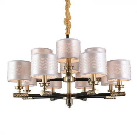 Подвесная люстра ярусная Omnilux Albinia OML-57303-12 (220V, на цепи)