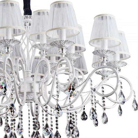 Подвесная большая люстра Omnilux Mezzano OML-79103-18 (220V, на цепи)