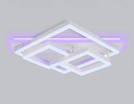 Потолочный светодиодный светильник с пультом Ambrella Acrylica Disk FA8531 (220V, умный дом - Smart Life)