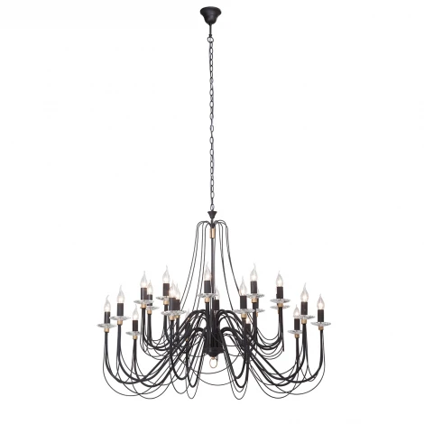 Подвесная люстра Vitaluce V1044/20 (220V, ковка, на цепи, свеча)