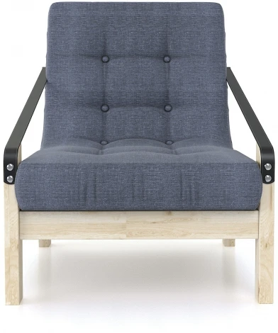 Кресло Arsko Локи сосна графитовая рогожка