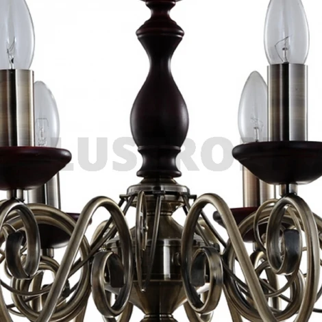 Подвесная люстра IDLamp 810 810/8-Oldbronze