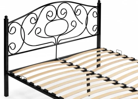 Кровать Woodville Викси 160х200 черная