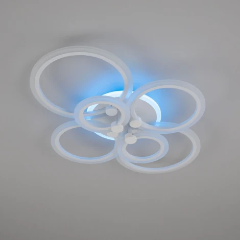 Потолочная люстра RGB Citilux Сента CL237B160E (LED, 220V, пульт управления, кольцо)