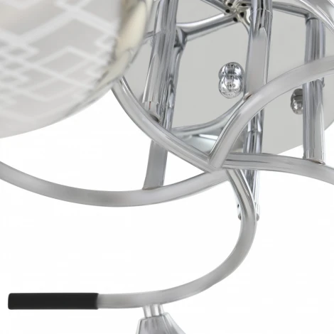 Потолочная люстра на штанге Arte Milano AMALFI-325885 325985/5 CR+BK (220V)