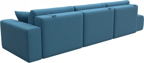 Диван прямой Лига-036 НПБ Модерн Лонг подлокотник справа Лига Диванов (Рогожка) арт.124746